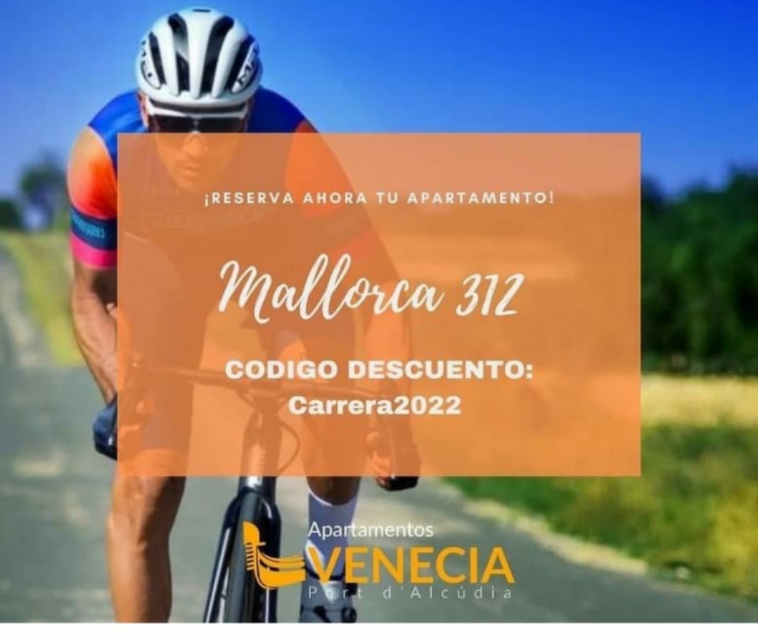 Mallorca 312 - will take place on 30TH April, as always, in Playas de Muro, 5 minutes apart. Venecia